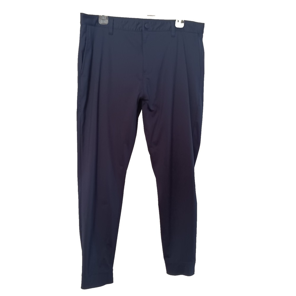 Rhone Mens Blue Commuter‎ Pants Slim Jogger Tapered Stretch Flex 100151 - 35x29